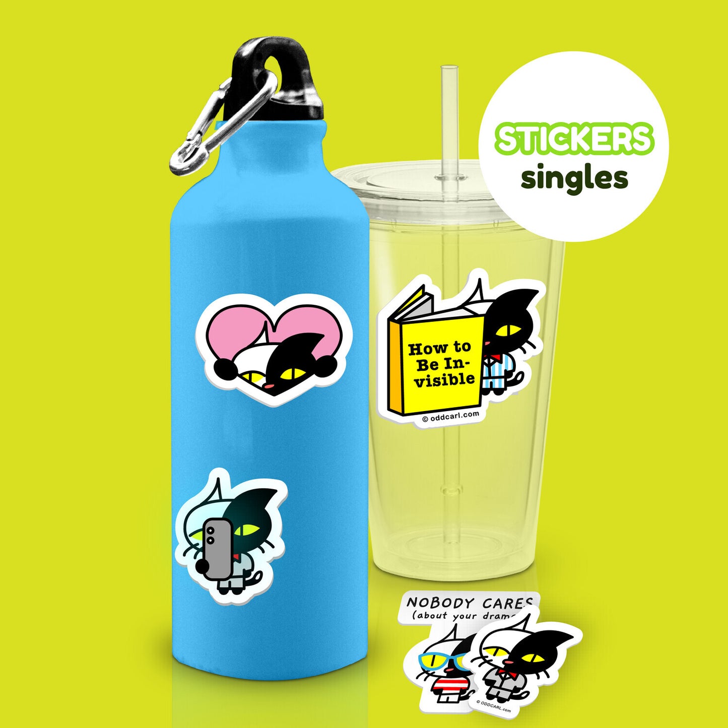 It's Ice-Cube Hot - Odd Carl Vinyl Sticker